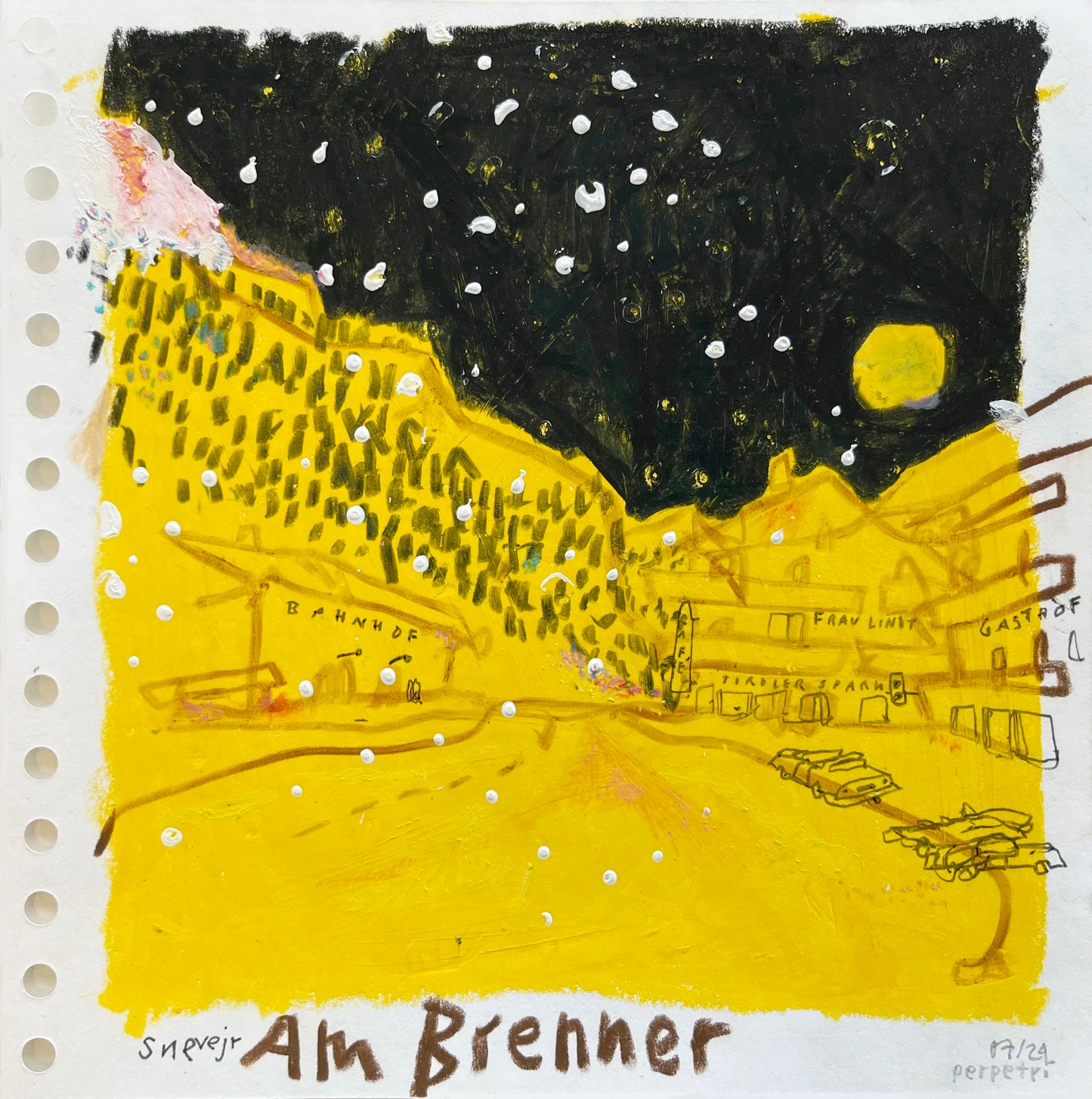 Snevejr am Brenner
