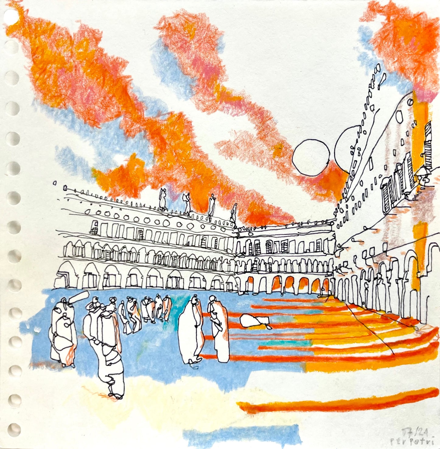 Vi er allesammen ude på pladsen